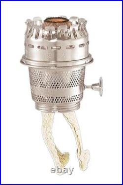 B&P Lamp Aladdin Maxbrite Nickel Plated Burner