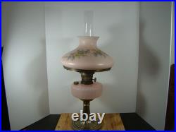 Beautiful Aladdin Oil Lamp Pink Queen Lamp with Shade Model B Original