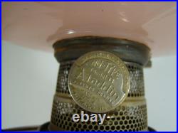 Beautiful Aladdin Oil Lamp Pink Queen Lamp with Shade Model B Original