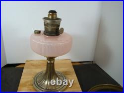 Beautiful Aladdin Oil Lamp Pink Queen Lamp with Shade Model B Original
