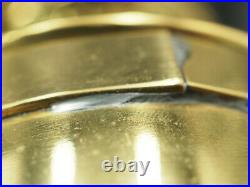 Brass Metal oil Lamp Ship light side mount heavy bottom weighed unmarked 13