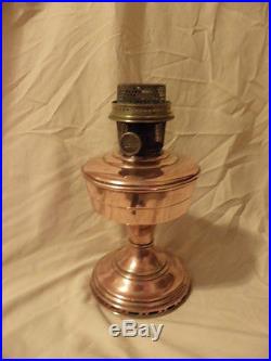 British Copper Aladdin Model 12 Oil Lamp