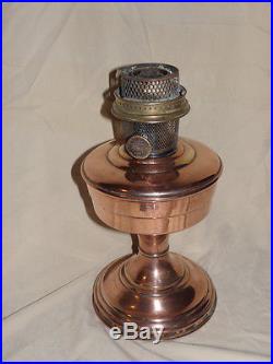 British Copper Aladdin Model 12 Oil Lamp