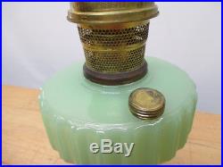 C1930s JADITE ALADDIN OIL KEROSENE LAMP CORINTHIAN MODEL B COMPLETE ORIGINAL