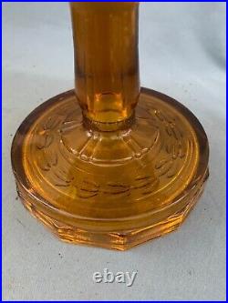 C1935 ALADDIN Model B-55 Amber Washington Drape Oil-Kerosene Lamp Table Lamp