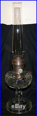 C1950 Aladdin lamp, Washington Drape, original burner, locking chimney. B-53