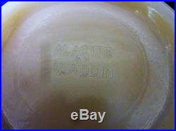 Candy Jar & Lid Alacite 5.5 tall 5.25 across Aladdin Mantle Lamp Company