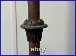 Center Draft Oil Lamp Floor Stand Base 54 Tall Aladdin No 12 Bronze Font Center Draft Oil Lamp Floor Stand Base 54 Tall Aladdin No 12 Bronze Font