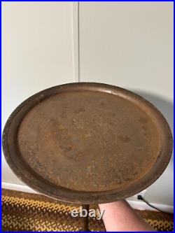 Center Draft Oil Lamp Floor Stand Base 54 Tall Aladdin No 12 Bronze Font