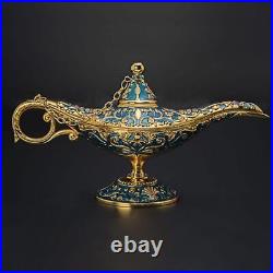 Classic Vintage Aladdin Magic Genie Costume Lamp Home Table Decoration