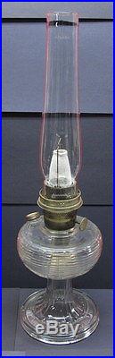 Clear Beehive Aladdin Kerosene Mantle Lamp Model B Complete