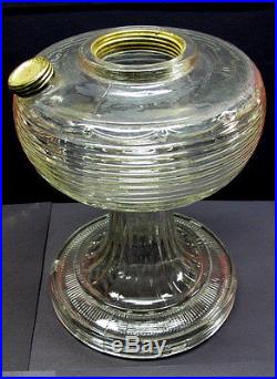 Clear Beehive Aladdin Kerosene Mantle Lamp Model B Complete