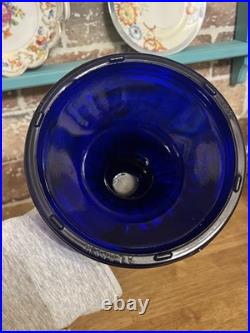 Cobalt Blue Aladdin Oil Lamp 23