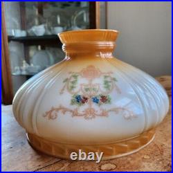 Coleman 318 Quick Lite Glass Lamp Shade Antique Vtg 10 Fit Aladdin Rayo Oil Gas
