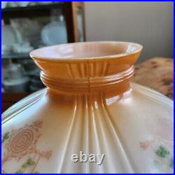Coleman 318 Quick Lite Glass Lamp Shade Antique Vtg 10 Fit Aladdin Rayo Oil Gas