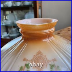 Coleman 318 Quick Lite Glass Lamp Shade Antique Vtg 10 Fit Aladdin Rayo Oil Gas