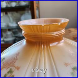 Coleman 318 Quick Lite Glass Lamp Shade Antique Vtg 10 Fit Aladdin Rayo Oil Gas