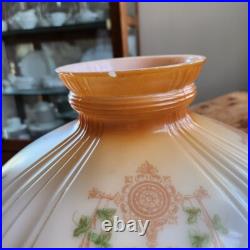 Coleman 318 Quick Lite Glass Lamp Shade Antique Vtg 10 Fit Aladdin Rayo Oil Gas