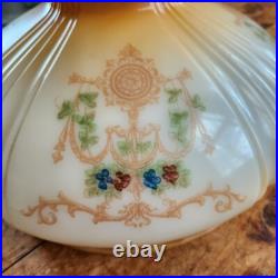 Coleman 318 Quick Lite Glass Lamp Shade Antique Vtg 10 Fit Aladdin Rayo Oil Gas