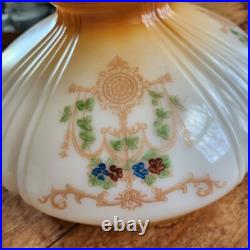 Coleman 318 Quick Lite Glass Lamp Shade Antique Vtg 10 Fit Aladdin Rayo Oil Gas
