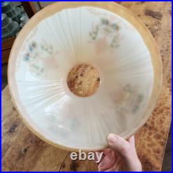 Coleman 318 Quick Lite Glass Lamp Shade Antique Vtg 10 Fit Aladdin Rayo Oil Gas