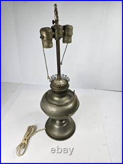 Collectable Vintage Antique Aladdin Oil Lamp Converted Electric Light Vtg Rare