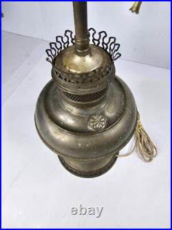 Collectable Vintage Antique Aladdin Oil Lamp Converted Electric Light Vtg Rare