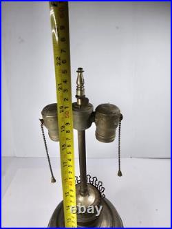 Collectable Vintage Antique Aladdin Oil Lamp Converted Electric Light Vtg Rare