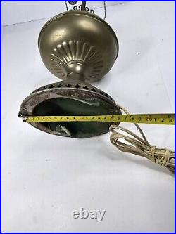 Collectable Vintage Antique Aladdin Oil Lamp Converted Electric Light Vtg Rare