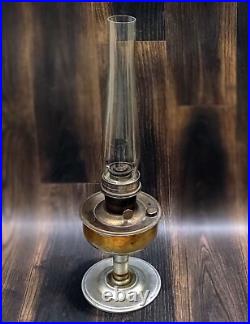 Collectible Original Aladdin No. 23 Made in England Brass Kerosene Oil Lamp