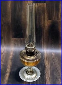 Collectible Original Aladdin No. 23 Made in England Brass Kerosene Oil Lamp