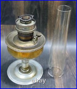 Collectible Original Aladdin No. 23 Made in England Brass Kerosene Oil Lamp