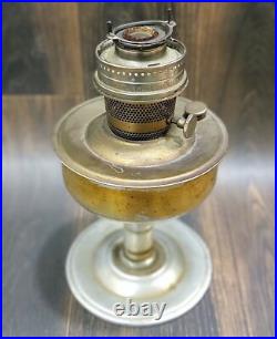 Collectible Original Aladdin No. 23 Made in England Brass Kerosene Oil Lamp