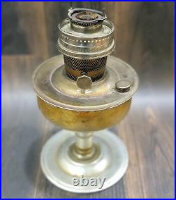 Collectible Original Aladdin No. 23 Made in England Brass Kerosene Oil Lamp