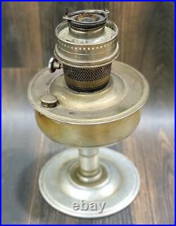 Collectible Original Aladdin No. 23 Made in England Brass Kerosene Oil Lamp