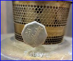 Collectible Original Aladdin No. 23 Made in England Brass Kerosene Oil Lamp