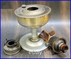 Collectible Original Aladdin No. 23 Made in England Brass Kerosene Oil Lamp