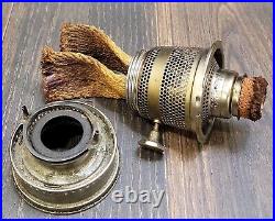 Collectible Original Aladdin No. 23 Made in England Brass Kerosene Oil Lamp