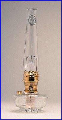 Complete Aladdin Mantle Lamp Company Clear Glass Genie III Shelf Lamp #C6107