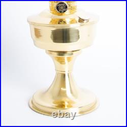 DEFECTIVE Aladdin Brass Table Oil Lamp Solid Brass Indoor Emergency Ligh G3D