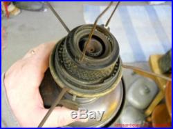 EARLY ORIGINAL ALADDIN MODEL 12 OIL / KEROSENE FLOOR LAMP (NO RESERVE)