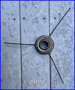 Early Aladdin Model B Jade Green Moonstone Bracket Kerosene Oil Lamp Glass Font