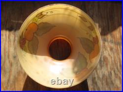 Electrified Amber Aladdin Colonial Hobnail Lamp, Beautiful Hand Painted Shade