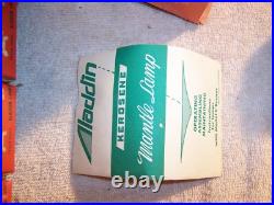 Estate Group Unused Aladdin Oil Lamp Loxon Mantles Model C &23 Burners 8 pcs