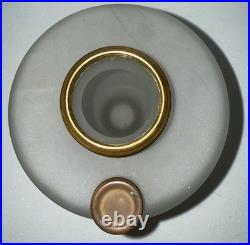 Farmor Kerosene Lamp Satin White with Model A Burner Both Rare & HTF