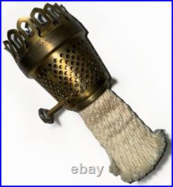 Farmor Kerosene Lamp Satin White with Model A Burner Both Rare & HTF