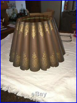 Fluted Shade for Aladdin Kerosene Table Lamp Old, Hare To Find