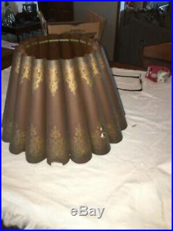 Fluted Shade for Aladdin Kerosene Table Lamp Old, Hare To Find
