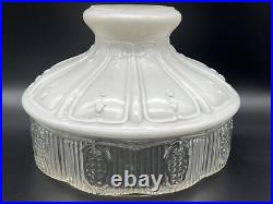 GENUINE Vintage 10 ALADDIN 501-11 Oil Kerosene Glass LAMP SHADE