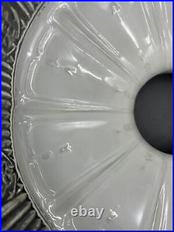 GENUINE Vintage 10 ALADDIN 501-11 Oil Kerosene Glass LAMP SHADE